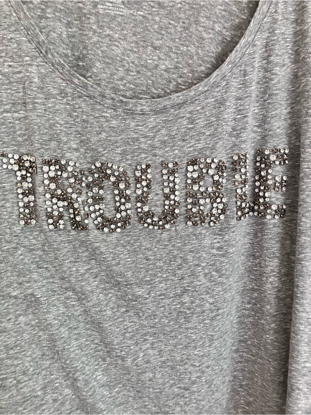 Lane Bryant Beaded Tee - Picture 2 of 6